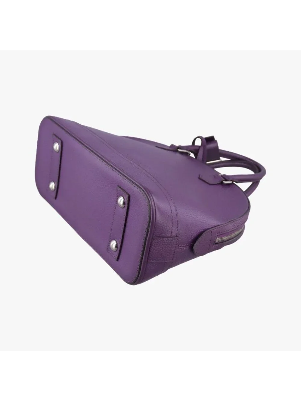 Louis Vuitton Parnascea Alma PM Violet Taurillon Leather Handbag